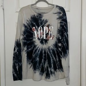 TORRID Active “Nope” Tie-Dye Sweatshirt